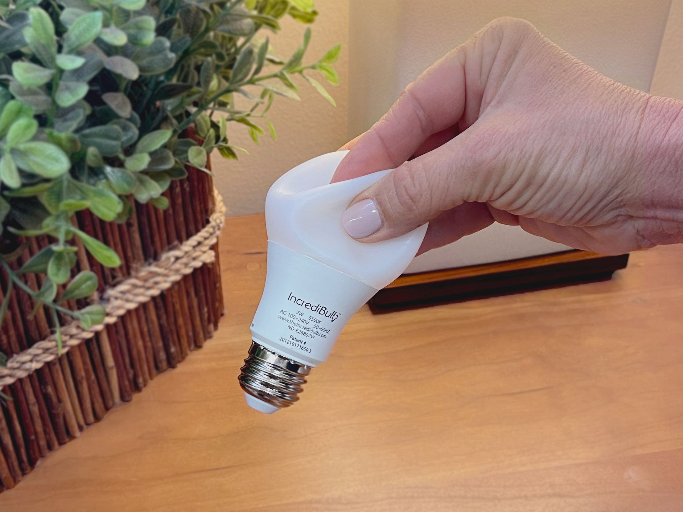 IncrediBulb the world s only flexible shatterproof LED Bulb